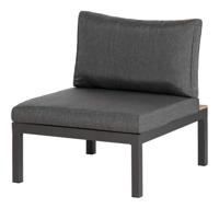 WOOOD Tussenelement 'La Vida' Teakhout, kleur Antraciet - thumbnail