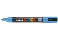 Uni-Posca Posca marker, afm pc-5m, lijndikte 2,5 mm, medium, hemelsblauw, 1 stuk - thumbnail