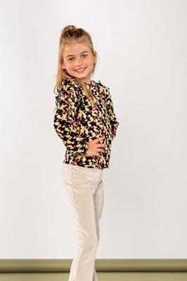 B.Nosy Meisjes top - Billie - Electric AOP