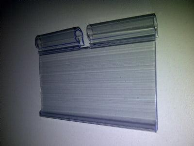 Scanhoes 39x80mm transp voor draadmand