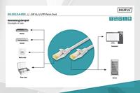 Digitus DK-1613-A-050 RJ45 Netwerkkabel, patchkabel CAT 6A U/UTP 5.00 m Grijs Halogeenvrij, Verdraaide paren 1 stuk(s) - thumbnail
