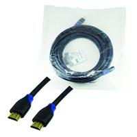LogiLink CH0065 HDMI-kabel HDMI Aansluitkabel HDMI-A-stekker, HDMI-A-stekker 7.50 m Zwart 4K UHD, Audio Return Channel (ARC), Vergulde steekcontacten - thumbnail