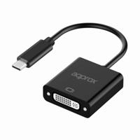 Adapter USB C naar DVI approx! APPC51 Zwart - thumbnail