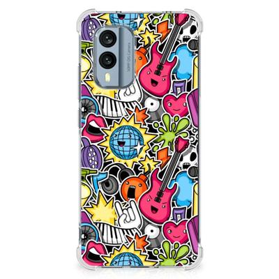 Nokia X30 Anti Shock Bumper Case Punk Rock Nokia X30 Anti Shock Bumper Case Punk Rock