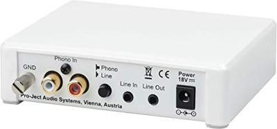 Pro-Ject Phono Box E BT 5 Voorversterker MM Bluetooth Verzender Audio accessoire Wit