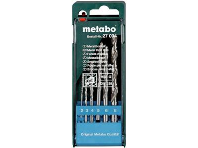 Metabo Accessoires Borencassette, metaalboren HSS G (6 dlg.) 627094000 Metabo Accessoires Borencassette, metaalboren HSS G (6 dlg.) 627094000