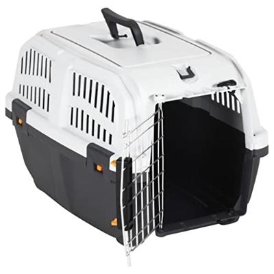 VidaXL Reismand met metalen deur 48x31,5x31 cm polypropeen