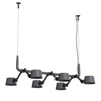 Tonone Bolt 6-pack Pendant Hanglamp - Donkergrijs - thumbnail