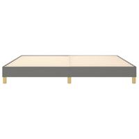 Boxspringframe stof donkergrijs 200x200 cm - thumbnail