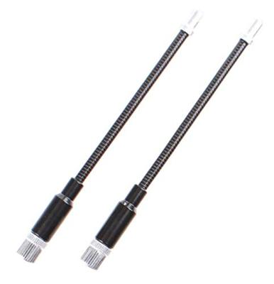 Elvedes Cable Systems BV Verstelbare flex v-brake kabelpijpje elvedes lichtmetaal - zwart (2 stuks)