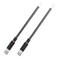 Elvedes Cable Systems BV Verstelbare flex v-brake kabelpijpje elvedes lichtmetaal - zwart (2 stuks) - thumbnail