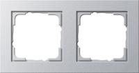 GIRA 0212 25 Frame 2-voudig E2, Standaard 55, System 55 Aluminium 1 stuk(s) - thumbnail