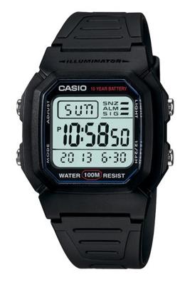 CASIO Retro Vintage W-800H-1A Unisex Horloge 37mm WR 100mt CASIO Retro Vintage W-800H-1A Unisex Horloge 37mm WR 100mt