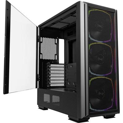 MONTECH SKY TWO GX Tempered Glass Midi-tower PC-behuizing Zwart MONTECH SKY TWO GX Tempered Glass Midi-tower PC-behuizing Zwart