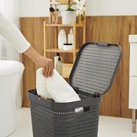 Rotho country wasmand 55l antraciet - thumbnail