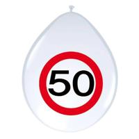 Ballonnen 50 jaar verkeersbord - thumbnail