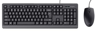 Trust Primo Azerty BE Desktopset - Zwart - thumbnail