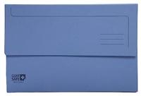 Pocketmap exacompta cleansafe a4 400gr blauw - thumbnail