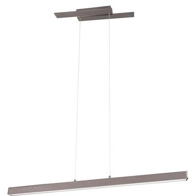 Moderne Dimbare LED Hanglamp 44W - Warm Wit 3000K - Mat Nikkel