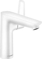 Hansgrohe Talis E ééngreeps wastafelmengkraan 150 met PopUp trekwaste, mat wit - thumbnail