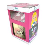 Disney Mug, Coaster and Keychain Set Alice in Wonderland Vintage - thumbnail