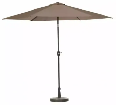 Stokparasol Tenerife dia. 300 cm taupe zonwering - Madison