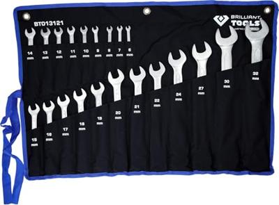 Brilliant Tools BT013121 BT013121 Ringsleutel met ratelset Sleutelbreedte (metrisch) 8 - 53 mm