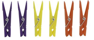 Wasknijpers kunststof %C3%A0 36st