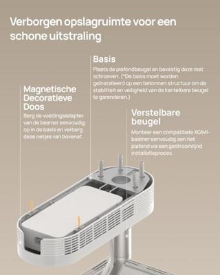XGIMI Plafondbeugel voor Horizon Ultra Beamer Wit
