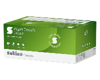 Satino comfort handdoekje z-vw 25x23cm 2 laags helder wit (3200 stuks) - thumbnail