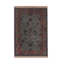 Dutchbone Vloerkleed 'Bid' 200 x 300cm, kleur Old Green - thumbnail