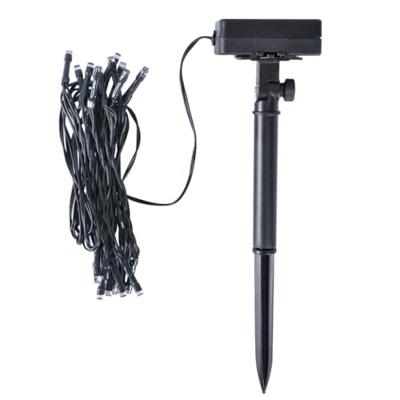 Kunstbuxusballen met LED-verlichting 2 st 27 cm groen