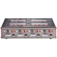 Reely V-Charge 240 Quadro Multifunctionele modelbouwlader 12 V, 230 V 12 A Li-poly, Li-ion, LiFePO, LiHV, NiCd, NiMH, Lood 4x laaduitgang - thumbnail