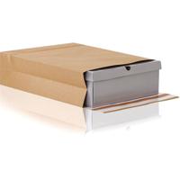 e-Green enveloppen met blokbodem, ft 350 x 450 x 80 + 100 mm, doos van 200 stuks - thumbnail