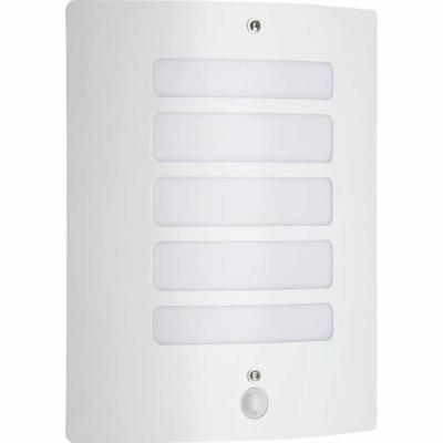 TODD-Wandlamp buiten met detector H29cm Briljantwit