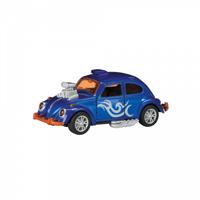 Toi Toys Kever Hot Rod jongens pull back blauw - thumbnail