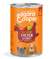 Hond blik kip 400g Edgard & Cooper - Edgard en cooper - thumbnail