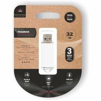 USB stick Tech One Tech TEC3007-32 Wit 32 GB - thumbnail