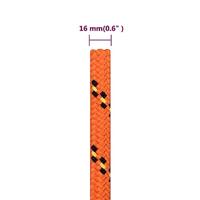 Boottouw 16 mm 250 m polypropyleen oranje - thumbnail