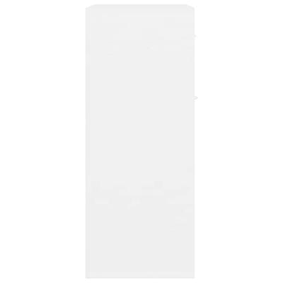 vidaXL Dressoir 60x30x75 cm spaanplaat wit
