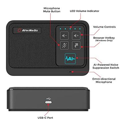 AVerMedia AI SPEAKERPHONE - AS311 luidspreker telefoon Universeel Zwart