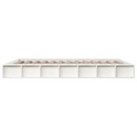 Bedframe massief hout wit 160x200 cm - thumbnail