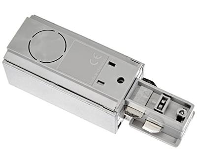 Eutrac 145524 230V-railsysteemcomponenten Verbindingsset SLV Zilver