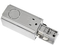 Eutrac 145524 230V-railsysteemcomponenten Verbindingsset SLV Zilver - thumbnail
