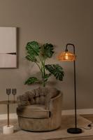 Lucide YUNKAI - Vloerlamp - Ø 40 cm - 1xE27 - Naturel - thumbnail