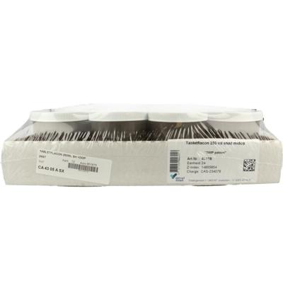 Spruyt Hillen Tabletflacon 250ml shadow met dop 24 Stuks