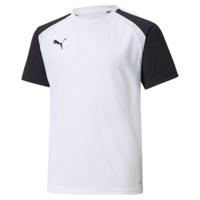PUMA teamPACER Voetbalshirt Kids Wit Zwart - thumbnail
