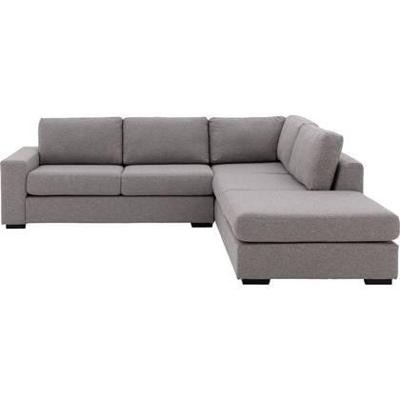 Goossens Hoekbank Lucca Met Ligelement grijs, stof, 2,5-zits, stijlvol landelijk met ligelement rechts Goossens Hoekbank Lucca Met Ligelement grijs, stof, 2,5-zits, stijlvol landelijk met ligelement rechts