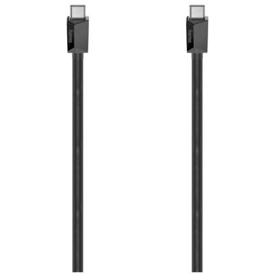 Hama USB-C-kabel Full-Featured, eMarker, USB 3.2 Gen2, 10 Gbit/s, 1,00 m Kabel Zwart Hama USB-C-kabel Full-Featured, eMarker, USB 3.2 Gen2, 10 Gbit/s, 1,00 m Kabel Zwart