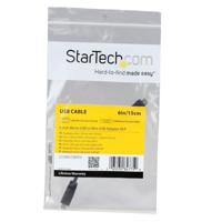 StarTech.com 15 cm micro-USB naar mini USB-adapterkabel – stekker/bus - thumbnail